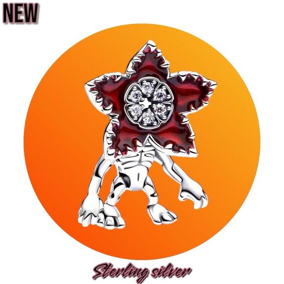 NEW Stranger Things Moveable Demogorgon Charm – Sterling Silver - Picture 3 of 3